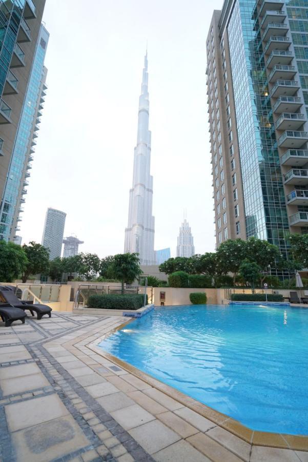 Elite Royal Apartment - Full Burj Khalifa & Fountain View - Ambassador Dubaj Kültér fotó