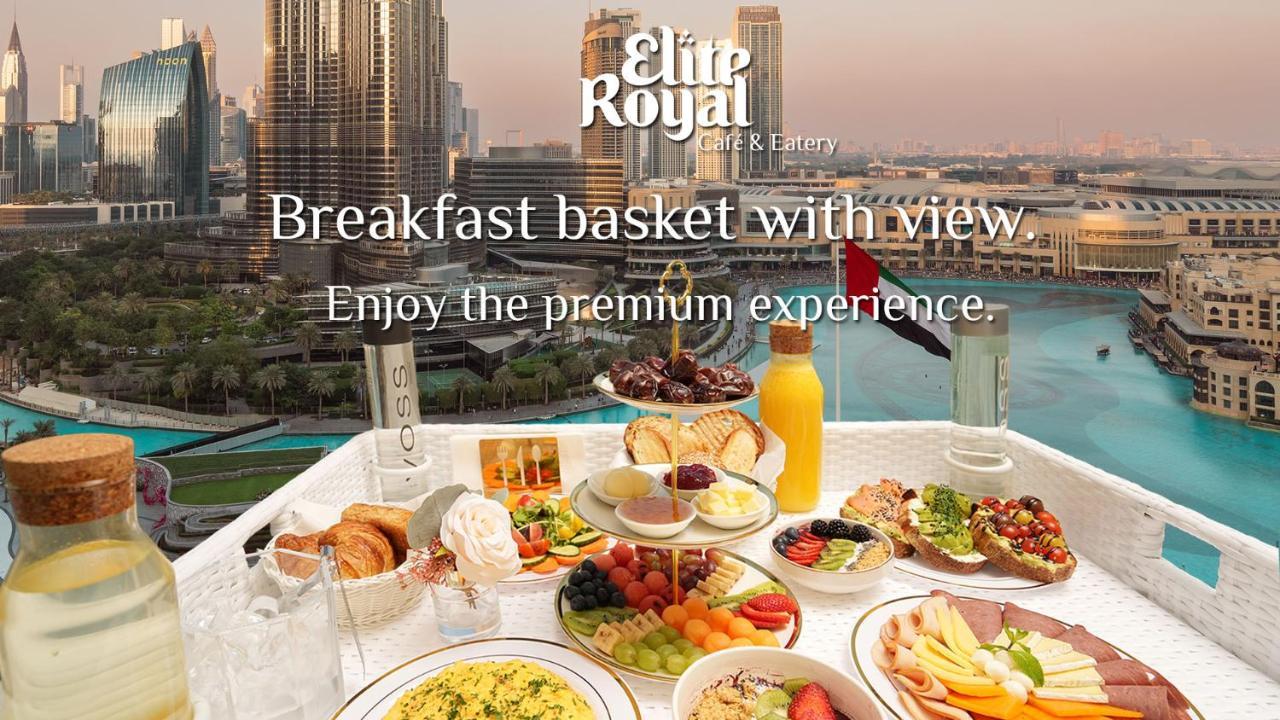 Elite Royal Apartment - Full Burj Khalifa & Fountain View - Ambassador Dubaj Kültér fotó